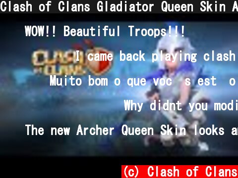Clash of Clans Gladiator Queen Skin Available Now! (May Season Challenges)  (c) Clash of Clans
