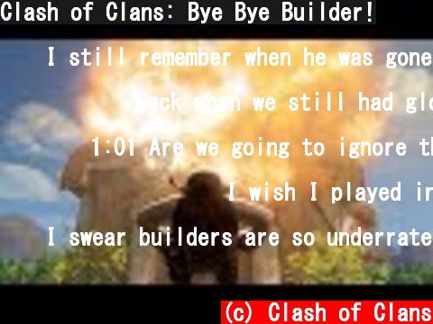 Clash of Clans: Bye Bye Builder!  (c) Clash of Clans