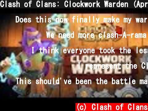 Clash of Clans: Clockwork Warden (April Season Challenges | Clashy Constructs #1)  (c) Clash of Clans
