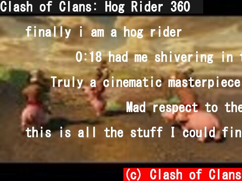 Clash of Clans: Hog Rider 360�  (c) Clash of Clans