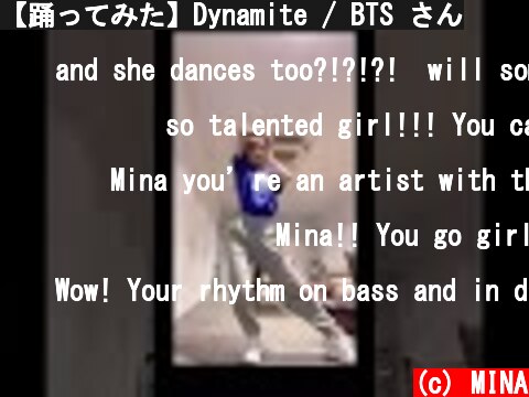 【踊ってみた】Dynamite / BTS さん  (c) MINA
