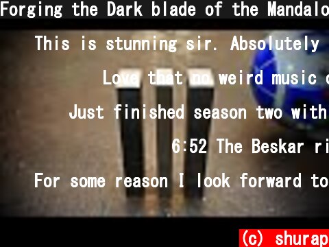 Forging the Dark blade of the Mandalorian.  (c) shurap