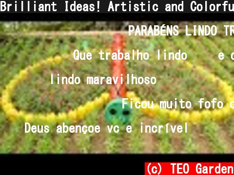 Brilliant Ideas! Artistic and Colorful Garden from Plastic Bottles | TEO Garden  (c) TEO Garden