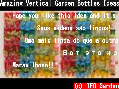 Amazing Vertical Garden Bottles Ideas for Home, Vertical Garden Wall  (c) TEO Garden