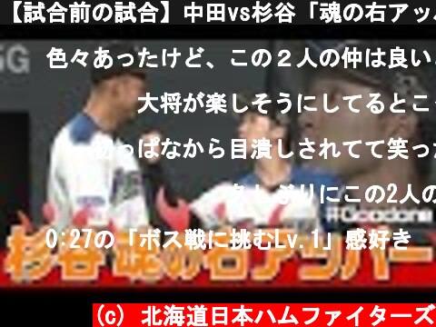 (c) 北海道日本ハムファイターズ 【試合前の試合】中田vs杉谷「魂の右アッパー」 【試合前の試合】中田vs杉谷「魂の右アッパー」 (c) 北海道日本ハムファイターズ