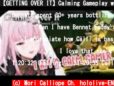 【GETTING OVER IT】Calming Gameplay with Grim Reaper Calliope Mori #hololiveEnglish #holoMyth  (c) Mori Calliope Ch. hololive-EN