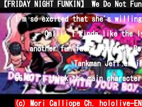 【FRIDAY NIGHT FUNKIN】 We Do Not Funk Around, Dead BEATS. #hololiveEnglish #holoMyth  (c) Mori Calliope Ch. hololive-EN