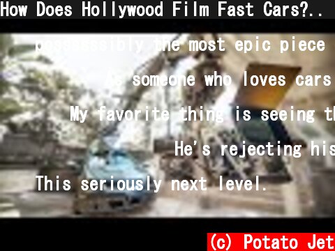 How Does Hollywood Film Fast Cars?.. With a Faster Car + the Ultimate Arm  (c) Potato Jet