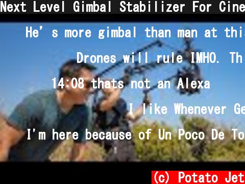 Next Level Gimbal Stabilizer For Cinema Cameras | DJI Ronin 2 on the AntigravityCam  (c) Potato Jet