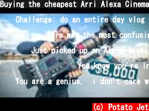 Buying the cheapest Arri Alexa Cinema Camera on the Internet  (c) Potato Jet