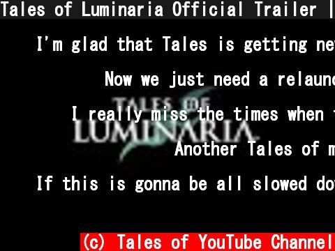 Tales of Luminaria Official Trailer | gamescom 2021  (c) Tales of YouTube Channel