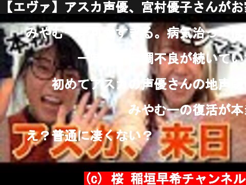 【エヴァ】アスカ声優、宮村優子さんがお家にやって来た！【お魚さばく】  (c) 桜 稲垣早希チャンネル