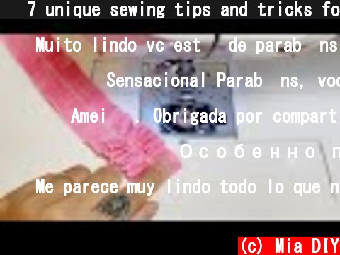 💚 7 unique sewing tips and tricks for sewing lovers | Sewing techniques for beginners  (c) Mia DIY