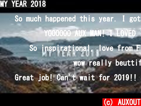 MY YEAR 2018  (c) AUXOUT