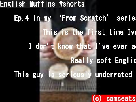 English Muffins #shorts  (c) samseats