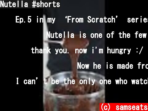 Nutella #shorts  (c) samseats
