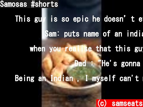 Samosas #shorts  (c) samseats