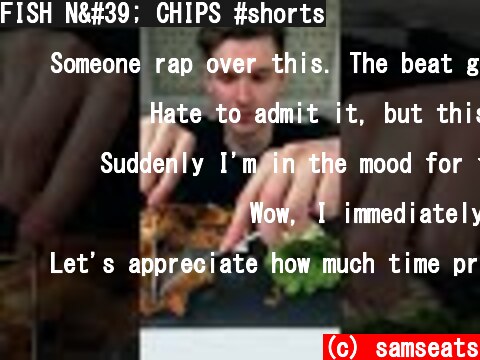FISH N' CHIPS #shorts  (c) samseats