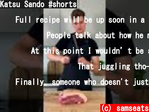 Katsu Sando #shorts  (c) samseats