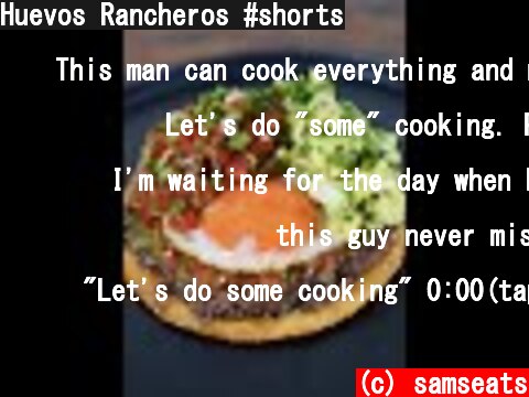 Huevos Rancheros #shorts  (c) samseats