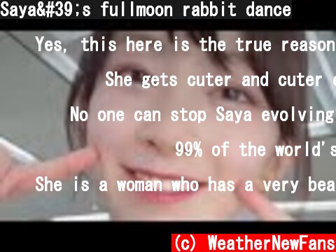 Saya's fullmoon rabbit dance  (c) WeatherNewFans