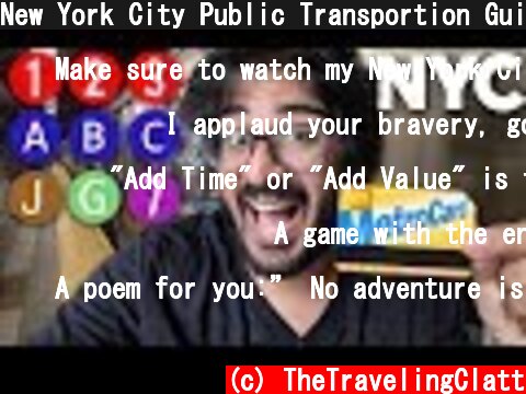 New York City Public Transportion Guide - Subways, Buses, & Ferries EXPLAINED!  (c) TheTravelingClatt