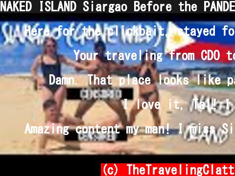 NAKED ISLAND Siargao Before the PANDEMIC (GONE WILD) Siargao Island Hopping Tour  (c) TheTravelingClatt
