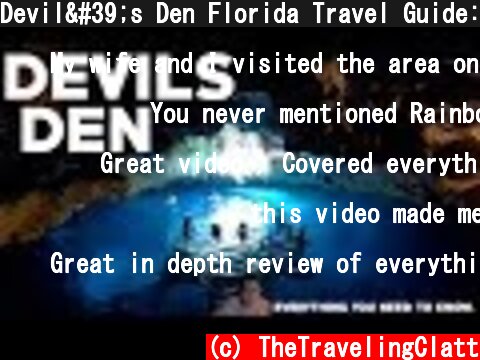Devil's Den Florida Travel Guide: Everything you need to know.  (c) TheTravelingClatt