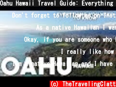 Oahu Hawaii Travel Guide: Everything you need to know  (c) TheTravelingClatt