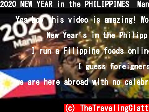 2020 NEW YEAR in the PHILIPPINES  Manila Rizal Park  (c) TheTravelingClatt