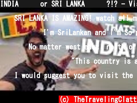 INDIA 🇮🇳 or SRI LANKA 🇱🇰 ?!? - Visiting the END of Sri Lanka Mannar Island  (c) TheTravelingClatt