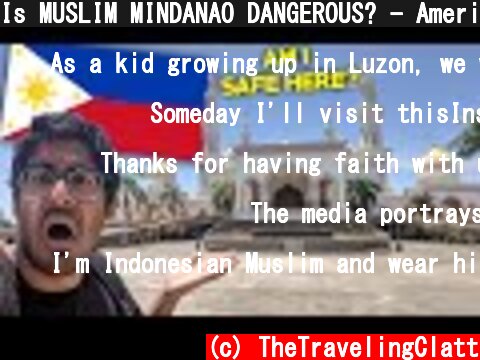 Is MUSLIM MINDANAO DANGEROUS? - American visits the BARMM (Philippines MOST DANGEROUS Region)  (c) TheTravelingClatt