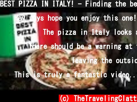 BEST PIZZA IN ITALY! - Finding the best Pizza in Naples, Italy! 🇮🇹 🍕  (c) TheTravelingClatt