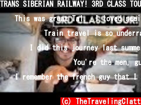 TRANS SIBERIAN RAILWAY! 3RD CLASS TOUR! Accommodation on the Trans Siberian Railway  (c) TheTravelingClatt