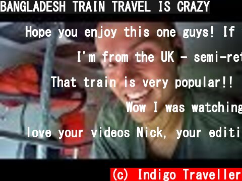 BANGLADESH TRAIN TRAVEL IS CRAZY  (c) Indigo Traveller