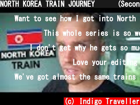 NORTH KOREA TRAIN JOURNEY 🇰🇵 (Second Class Ticket)  (c) Indigo Traveller