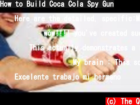 How to Build Coca Cola Spy Gun  (c) The Q