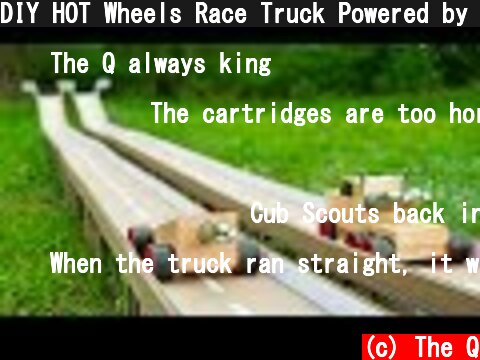 DIY HOT Wheels Race Truck Powered by 2x CO2 Cartridges  (c) The Q