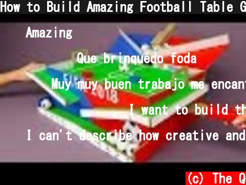 How to Build Amazing Football Table Game for 2 Players  (c) The Q