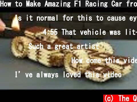 How to Make Amazing F1 Racing Car from Matches Without Glue  (c) The Q