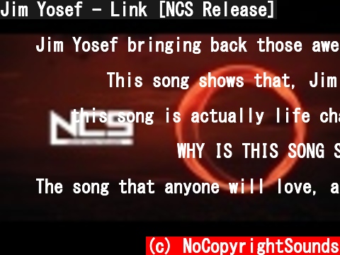 Jim Yosef - Link [NCS Release]  (c) NoCopyrightSounds