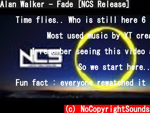 Alan Walker - Fade [NCS Release]  (c) NoCopyrightSounds