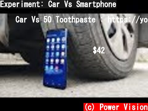 Experiment: Car Vs Smartphone  (c) Power Vision
