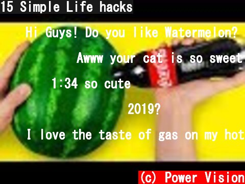 15 Simple Life hacks  (c) Power Vision