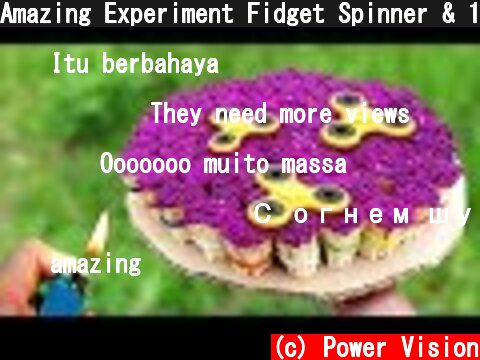Amazing Experiment Fidget Spinner & 1000 Matches  (c) Power Vision