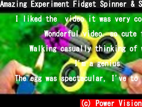 Amazing Experiment Fidget Spinner & Sparklers  (c) Power Vision