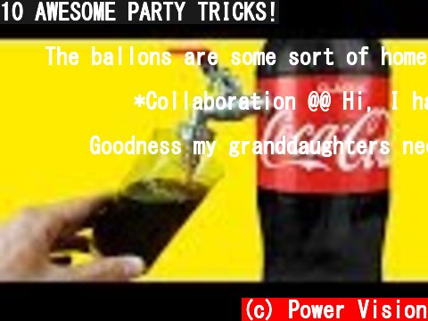 10 AWESOME PARTY TRICKS!  (c) Power Vision