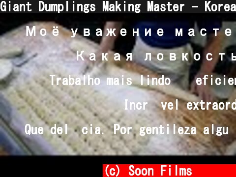 Giant Dumplings Making Master - Korean Street Food  (c) Soon Films 순필름