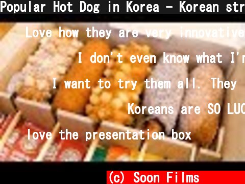 Popular Hot Dog in Korea - Korean street food  (c) Soon Films 순필름