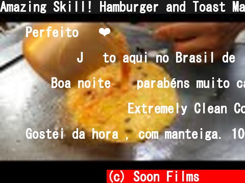 Amazing Skill! Hamburger and Toast Master / 햄버거 토스트 달인 / Korean Street Food  (c) Soon Films 순필름